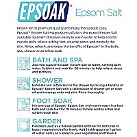 Epsoak Epsom Salt 5 lbs Magnesium Sulfate USP