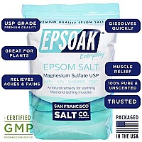 Epsoak USP Epsom Salt - 10 lb Bulk Bag