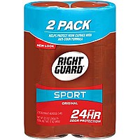 Right Guard Sport Original Deodorant Aerosol Spray, 8.5 Ounce (Pack Of 2)