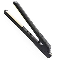 Herstyler Superstyler Onyx Ceramic Flat Iron Ceramic Hair Straightener With Adjustable Temperature Travelfriendly Dual Voltag