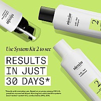 Nioxin Scalp + Hair Thickening System 2 Leave on Treatment, For Natural Hair with Progressed Thinning, 3.4 oz (Packaging May Vary)