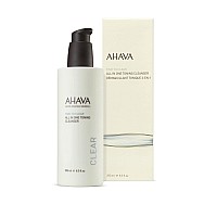 Ahava All-In-One Toning Cleanser - Skin-Friendly, Soft, Water-Based Formula Gently Removes Dirt, Impurities & Makeup Including Eyes, Rebalances Ph, Made With Our Signature Blend Osmoter, 8.5 Fl.Oz