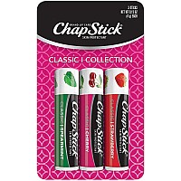 Chapstick Classic Lip Care Skin Protectant 015 Ounce 3 Count Pack Of 1