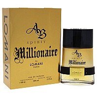 Lomani Ab Spirit Millionaire Cologne Eau De Toilette Spray 33 Oz 100 Ml Mens