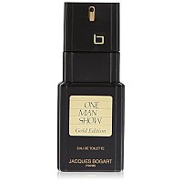 One Man Show Gold Edition by Jacques Bogart, 3.3 oz Eau De Toilette Spray for Men