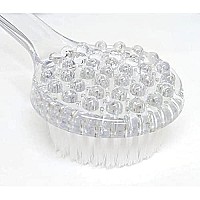 Aquasentials Exfoliating Bath Brush (155in) (clear Handle)