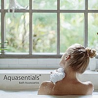 Aquasentials Exfoliating Bath Brush (155in) (clear Handle)