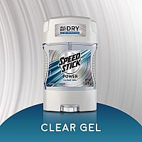 Speed Stick Antiperspirant Deodorant Power Clear Gel 3 Oz Pack Of 8