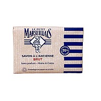 Le Petit Marseillais Savon Brut - French Marseille Soap Bar Unscented 105 Oz