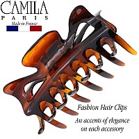 Camila Paris Cp42 French Hair Clip For Women 35 Inch Tortoise For Thick Volume Hair Girls Hair Claw Clips Jaw Durable Stylin