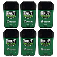 Brut Deodorant Original Fragrance 2.25 Oz /63 G (Pack Of 6)