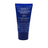 Kiehl\'s Ultimate Brushless All Skin Types Shave Cream for Men, White Eagle, 6 Ounce