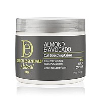 Design Essentials Natural Almond Avocado Curl Stretching Cream For All Curl Types Stretching Crme 16 Fl Oz