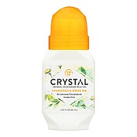 Crystal Essence Mineral Deodorant Rollon Chamomile And Green Tea 225 Fl Oz Pack Of 1 31661