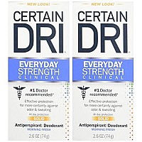 Certain Dri A.m Solid Antiperspirant/Deodorant 2.6 Oz (2 Pack)