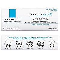 La Roche-Posay cicaplast Balm B5, Healing Ointment and Soothing Therapeutic Multi Purpose cream for Dry & Irritated Skin, Body and Hand Balm, Baby Safe, Fragrance Free