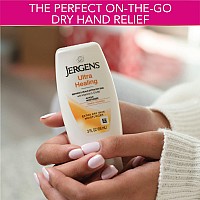 Jergens Ultra Healing Dry Skin Moisturizer Body And Hand Lotion For Long Lasting Skin Hydration With Hydralucence Blend 3 Fl