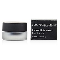 Youngblood Mineral Cosmetics Incredible Wear Gel Liner, MIdnight Sea (Dark Blue) Eyeliner 0.1 Ounce