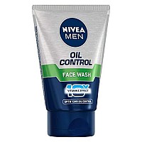 Nivea Men Oil Control Face Wash (10X Whitening), 100Gm 100Ml