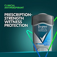 Degree Men Antiperspirant Deodorant Clean 72Hour Sweat Odor Protection Prescriptionstrength Antiperspirant For Men With Moti