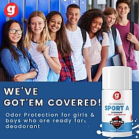 Growingbasics Deodorant For Boys Sport A Aluminumfree Highperformance Natural Scent Solid Stick 2 Pack