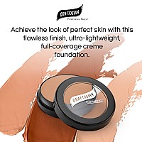 Graftobian Hd Glamour Crme Foundation 12Oz Weightless Full Coverage Makeup 65 Inclusive Shades For All Skin Types Natural O