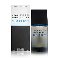 L'eau D'Issey Pour Homme Sport by Issey Miyake, 3.3 oz Eau De Toilette Spray for Men