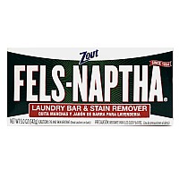 Purex Fels-Naptha Laundry Bar & Stain Remover, 5.0 OZ (Pack of 24)