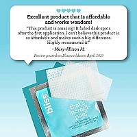 Bliss Thats Incredi-Peel glycolic Resurfacing Facial Pads - 15 ct - Single-Step Pads for Exfoliating and Brightening - Targets Fine Lines and Discoloration - Travel-Friendly - Vegan & cruelty-Free