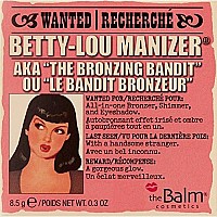 Thebalm, Manizer Beauty Kit, Translucent Pressed Matte Shimmer Mary Skincare Cheeks Face Powder Lightweight Palette Makeup For Women - Betty Lou