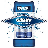 Gillette Antiperspirant Deodorant Clear Gel Cool Wave 38 Oz Pack Of 3