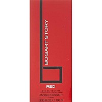 Jacques Bogart Eau de Toilette Spray, Bogart Story Red, 34 Ounce