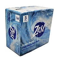 Zest Bar Soap 3 Ct Ocean Breeze 12 Ounce