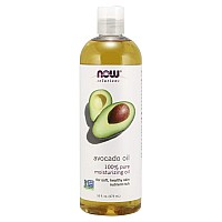 NOW Solutions, Avocado Oil, 100% Pure Moisturizing Oil, Nutrient Rich and Hydrating, 16-Ounce