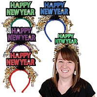 Beistle New Years Glittery Headband-1 Pc