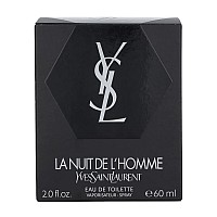 Yves Saint Laurent La Nuit Da Lhomme Eau De Toilette Spray For Men 2 Oz