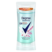 Degree Advanced Protection Antiperspirant Deodorant White Flowers Lychee For 72Hour Sweat Odor Control For Women With Body