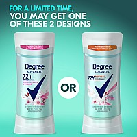 Degree Advanced Protection Antiperspirant Deodorant White Flowers Lychee For 72Hour Sweat Odor Control For Women With Body