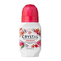 Crystal Mineral Deodorant Rollon Pomegranate 225 Fl Oz Pack Of 12