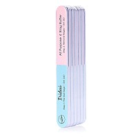 Iridesi 4 Way Finger Nail File And Buffer Emery Boards For Natural Nails 4 Fingernail Files In 1 Professional Filer Board And