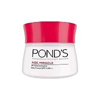 Ponds Age Miracle Day cream, Anti Wrinkle cream & Face Moisturizer with SPF 15, Use as a Daily Moisturizer for Face, 50 ML