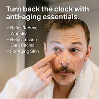 Every Man Jack Triple Action Anti Aging Eye Cream For Men Reduce Dark Circles Puffy Undereye Bags And Fine Wrinkles Around T