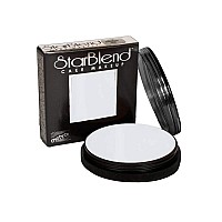 Mehron Makeup Starblend Cake Makeup Wetdry Pressed Powder Face Makeup Powder Foundation Moonlight White Face Paint Body