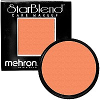 Mehron Makeup Starblend Cake Makeup Wetdry Pressed Powder Face Makeup Powder Foundation Orange Face Paint Body Paint 2