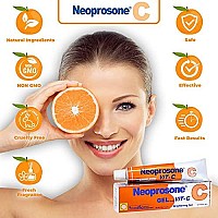 Neoprosone, Vitamin C Gel | 1 Fl Oz / 30 Ml | Fade Dark Spots On: Neck, Face, Body, Armpit, Hands | Hyperpigmentation Treatment, For Women And Men, With Alpha Arbutin