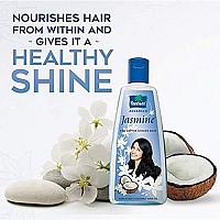 Parachute Advansed Jasmine Enriched Coconut Hair Oil - 6.8 fl.oz. (200ml) - Scalp Nourishment, Non-Sticky, Gives Stronger, Softer, Silkier Hair