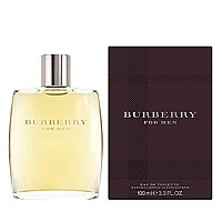 Burberry Men's Classic Eau de Toilette, 3.4 Fl Oz, Light