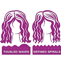 Bed Head Rock N Roller Clamp Free 2-in-1 Curling Wand | Round Barrel for Tousled Waves