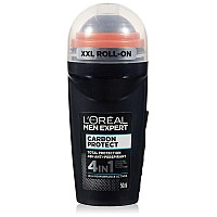 Loreal Paris Men Expert Carbon Protect 48 Hour Rollon Multicolor Fresh 169 Oz