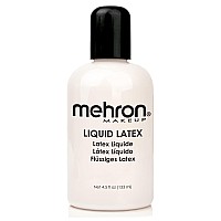 Mehron Makeup Liquid Latex Sfx Makeup Halloween Latex Makeup Latex Glue For Skin Prosthetic Glue 45 Fl Oz 133 Ml Cle